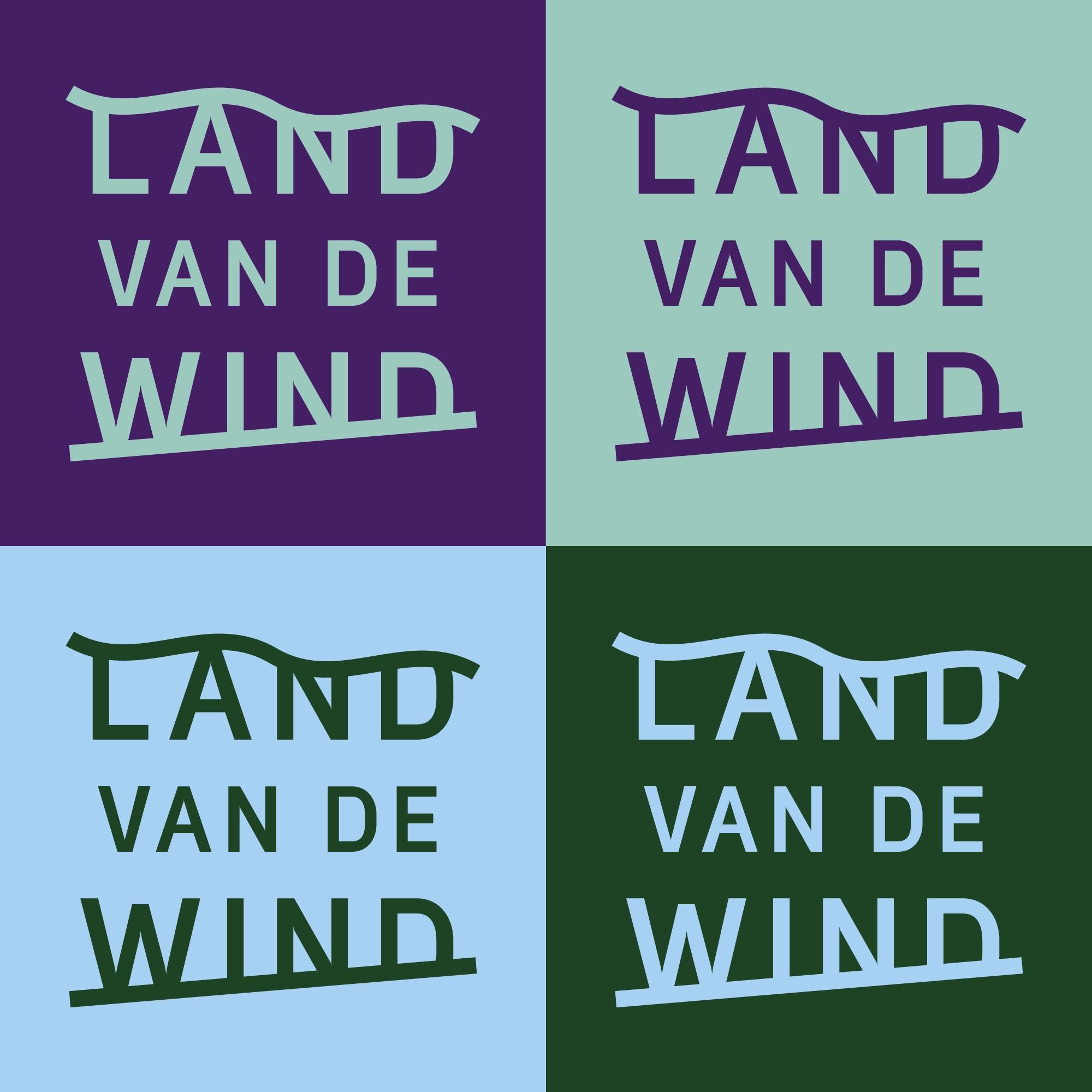 JOERUSH Land van de Wind Heerhugowaard Logo Huisstijl Kleurenpalet